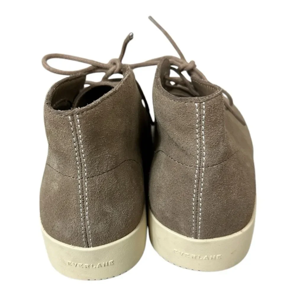 EVERLANE Mens The Desert Lace up BOOTS Size 7.5 Sepia Suede